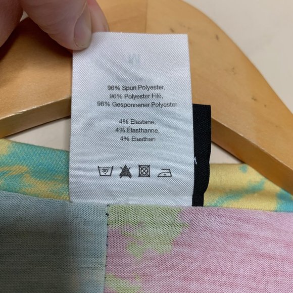 The Ragged Priest Crop Top Long Sleeve Inside Out Seam Raw Hem Women's Size Med - Picture 6 of 9